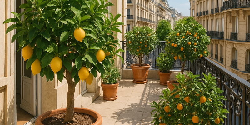 Cultiver des agrumes en pot : luxe méditerranéen sur terrasse parisienne